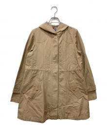 BLUE LABEL CRESTBRIDGE（ブルーレーベルクレストブリッジ）の古着「フーデッドコート」｜ベージュ