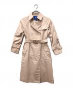 BLUE LABEL CRESTBRIDGEブルーレーベルクレストブリッジ）の古着「トレンチコート」｜ピンク