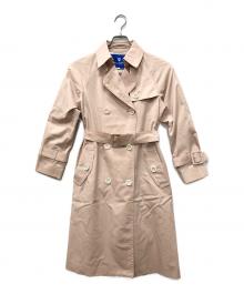 BLUE LABEL CRESTBRIDGE（ブルーレーベルクレストブリッジ）の古着「トレンチコート」｜ピンク