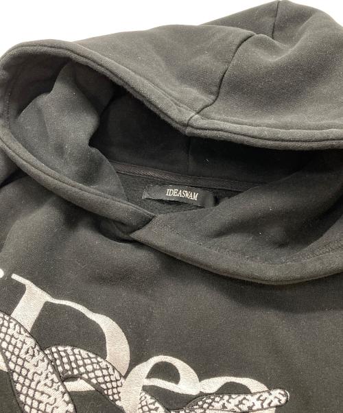 ideaswam（イデアスワム）ideaswam (イデアスワム) OUROBOROS HOODIE ブラック サイズ:Lの古着・服飾アイテム