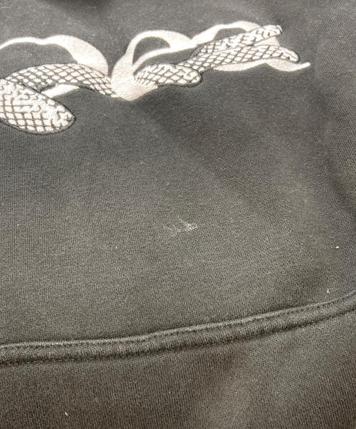 ideaswam（イデアスワム）ideaswam (イデアスワム) OUROBOROS HOODIE ブラック サイズ:Lの古着・服飾アイテム