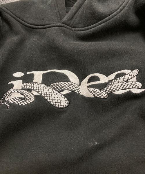ideaswam（イデアスワム）ideaswam (イデアスワム) OUROBOROS HOODIE ブラック サイズ:Lの古着・服飾アイテム