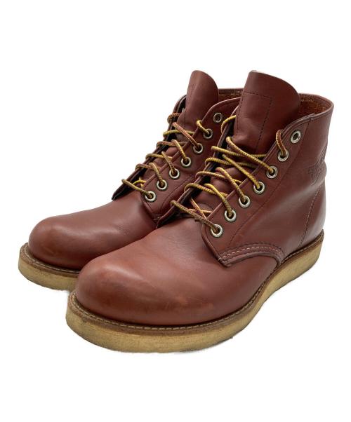 RED WING（レッドウィング）RED WING (レッドウィング) 6インチ クラシックラウンドトゥワークブーツ ブラウン サイズ:US7Dの古着・服飾アイテム