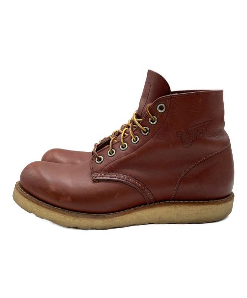 RED WING（レッドウィング）RED WING (レッドウィング) 6インチ クラシックラウンドトゥワークブーツ ブラウン サイズ:US7Dの古着・服飾アイテム