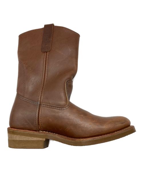 RED WING（レッドウィング）RED WING (レッドウィング) ペコスブーツ ブラウン サイズ:US7の古着・服飾アイテム