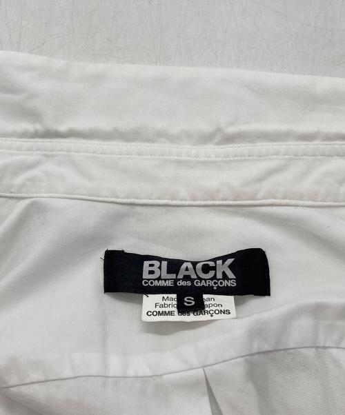BLACK COMME des GARCONS（ブラックコムデギャルソン）BLACK COMME des GARCONS (ブラックコムデギャルソン) Side Zip Over Long Shirt(サイド ジップ オーバー シャツ) ホワイト サイズ:Sの古着・服飾アイテム