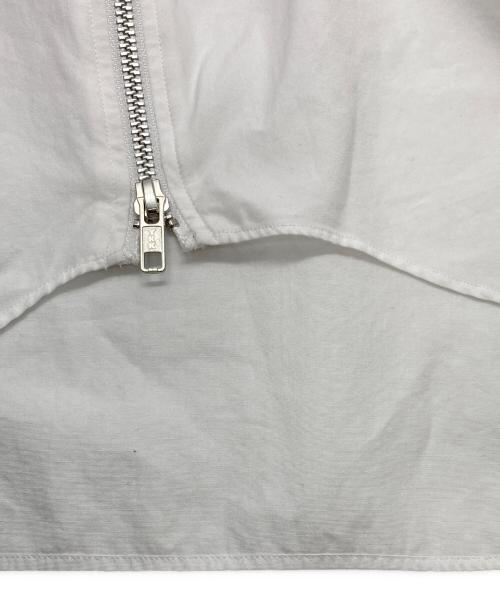 BLACK COMME des GARCONS（ブラックコムデギャルソン）BLACK COMME des GARCONS (ブラックコムデギャルソン) Side Zip Over Long Shirt(サイド ジップ オーバー シャツ) ホワイト サイズ:Sの古着・服飾アイテム