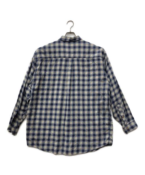Patagonia（パタゴニア）Patagonia (パタゴニア) オーガニックコットンオンブレチェックシャツ ブルー サイズ:XLの古着・服飾アイテム