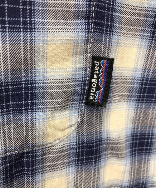 Patagonia（パタゴニア）Patagonia (パタゴニア) オーガニックコットンオンブレチェックシャツ ブルー サイズ:XLの古着・服飾アイテム