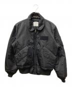 AVIREXアヴィレックス）の古着「CWU 45-Pフライトジャケット」｜ブラック