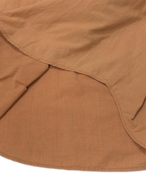 stussy（ステューシー）stussy (ステューシー) S/Sチェックシャツ オレンジ サイズ:Lの古着・服飾アイテム