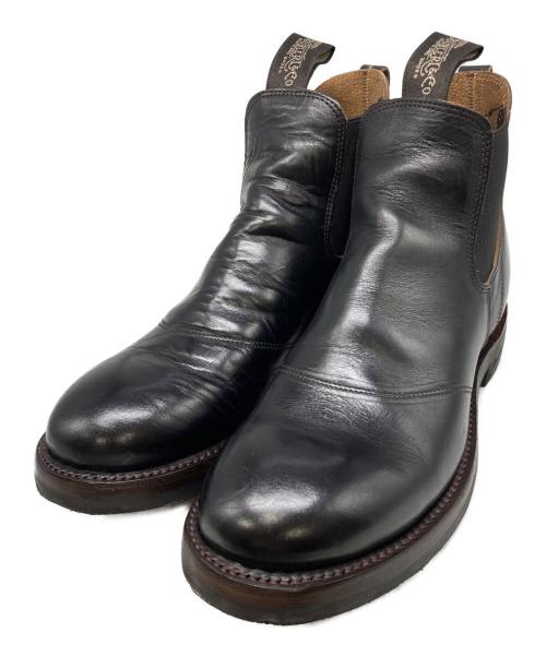 RRL（ダブルアールエル）RRL (ダブルアールエル) CONGRESS BOOTS サイドゴアブーツ ブラック サイズ:7Dの古着・服飾アイテム