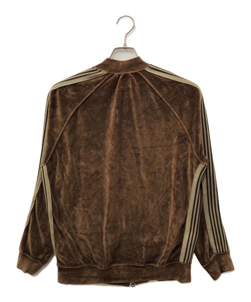Needles（ニードルズ）Needles (ニードルズ) Velour Track Jacket ブラウン サイズ:SIZE Mの古着・服飾アイテム