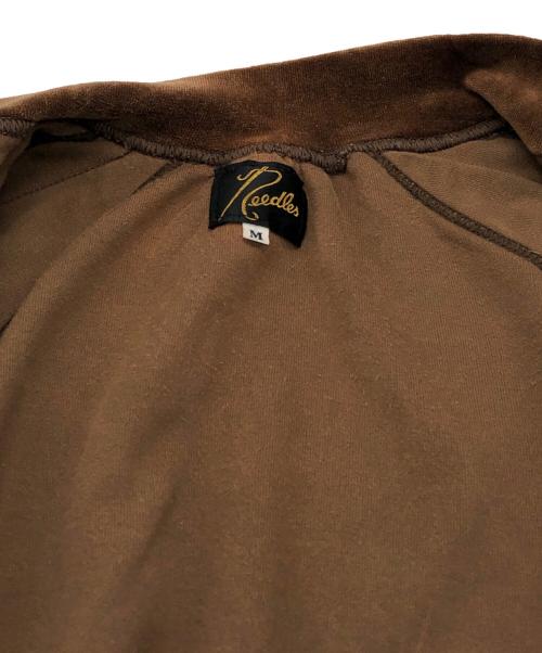 Needles（ニードルズ）Needles (ニードルズ) Velour Track Jacket ブラウン サイズ:SIZE Mの古着・服飾アイテム