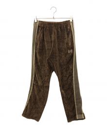 Needles（ニードルズ）の古着「Velour Narrow Track Pant」｜ブラウン