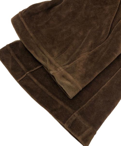 Needles（ニードルズ）Needles (ニードルズ) Velour Narrow Track Pant ブラウン サイズ:SIZE Sの古着・服飾アイテム