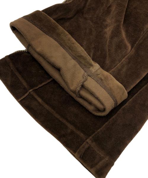 Needles（ニードルズ）Needles (ニードルズ) Velour Narrow Track Pant ブラウン サイズ:SIZE Sの古着・服飾アイテム