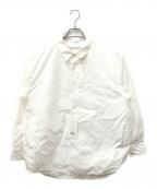 miffewミフュー）の古着「OVER DOWN SHIRTS」｜ホワイト