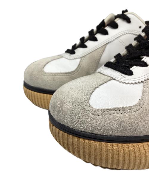 Onitsuka Tiger（オニツカタイガー）Onitsuka Tiger (オニツカタイガー)  DELECITY（デレシティ）スニーカー ホワイト×ベージュ サイズ:US５の古着・服飾アイテム
