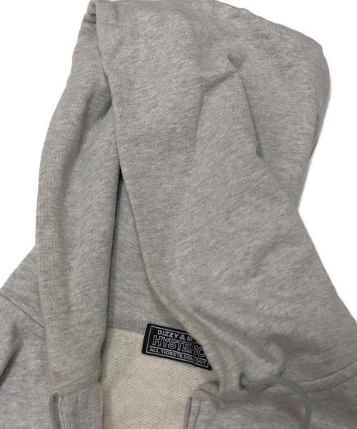 Hysteric Glamour（ヒステリックグラマー）Hysteric Glamour (ヒステリックグラマー) HELL GIRL ジップパーカー グレー サイズ:Lの古着・服飾アイテム
