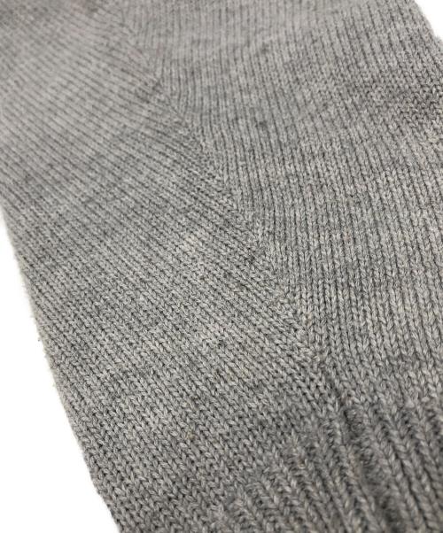 Hysteric Glamour（ヒステリックグラマー）Hysteric Glamour (ヒステリックグラマー) FLYING V 編込セーター グレー サイズ:Mの古着・服飾アイテム