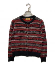 Hysteric Glamour（ヒステリックグラマー）の古着「HYSTERIC NORDIC柄ジャカード カーディガン」｜レッド