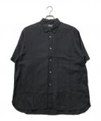 wirrowウィロウ）の古着「Cupro Cotton Half Sleeve Shirt」｜ブラック