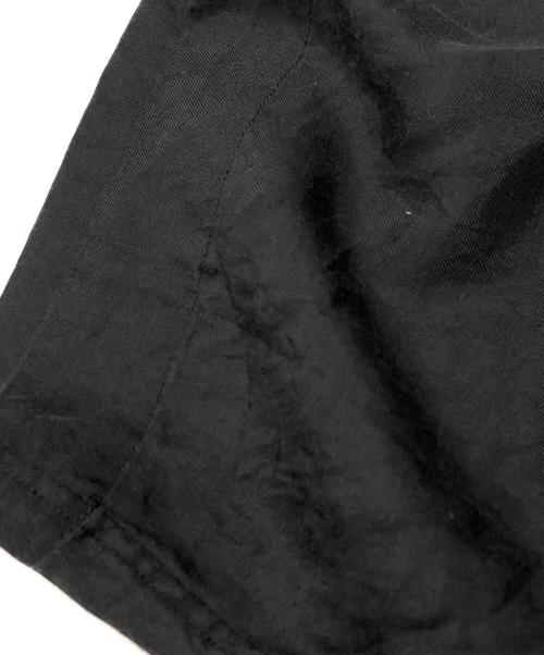 wirrow（ウィロウ）WIRROW (ウィロウ) Cupro Cotton Half Sleeve Shirt ブラック サイズ:2の古着・服飾アイテム