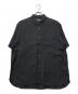 WIRROW（ウィロウ）の古着「Cupro Cotton Half Sleeve Shirt」｜ブラック