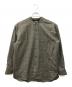 wirrow（ウィロウ）の古着「Check Wool Stand Collar Shirt」｜ベージュ