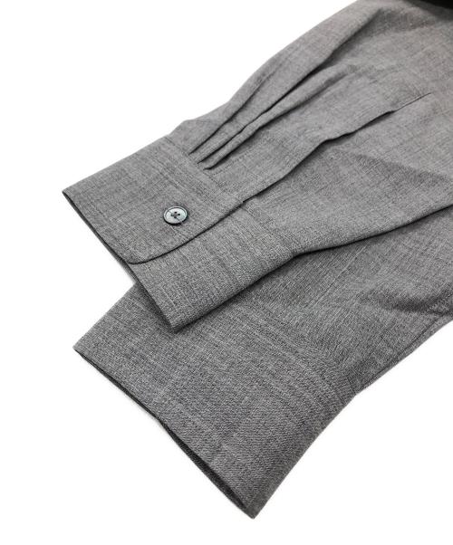 AURALEE（オーラリー）AURALEE (オーラリー) SUPER FINE TROPICAL WOOL SHIRT グレー サイズ:SIZE 4の古着・服飾アイテム
