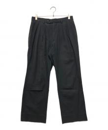 AURALEE（オーラリー）の古着「HARD TWIST GABARDINE SLACKS」｜グレー
