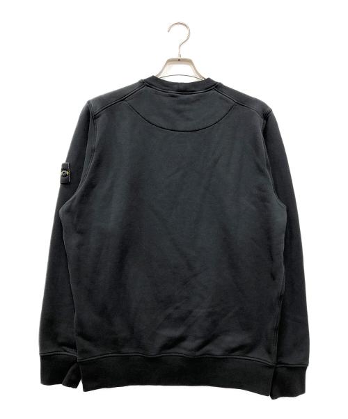 STONE ISLAND（ストーンアイランド）STONE ISLAND (ストーンアイランド) ワッペンクルーネックスウェット ブラック サイズ:Lの古着・服飾アイテム