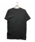 MONCLER (モンクレール) アインコンパッチ フロッキーロゴプリントTシャツ ブラック サイズ:L：23000円