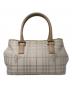 BURBERRY LONDON (バーバリーロンドン) シャドーホースチェックハンドバッグ ベージュ：16000円
