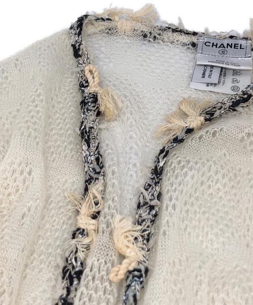 CHANEL（シャネル）CHANEL (シャネル) カシミヤココマークアンサンブルカーディガン アイボリー サイズ:38の古着・服飾アイテム