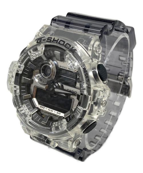 CASIO（カシオ）CASIO (カシオ) スケルトン リストウォッチ クリア×ブラック サイズ:下記参照の古着・服飾アイテム