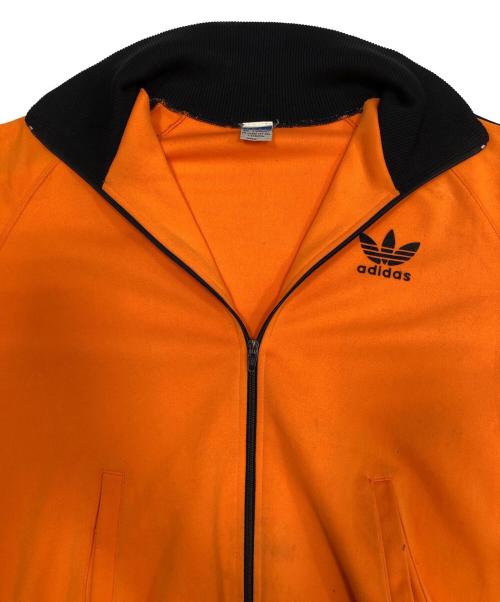adidas（アディダス）adidas (アディダス) ハイネックトラックジャケット オレンジ サイズ:FREEの古着・服飾アイテム