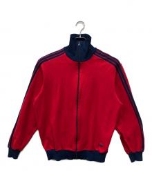 adidas（アディダス）の古着「ハイネックトラックジャケット」｜レッド×ネイビー