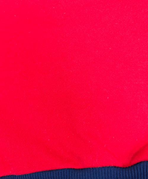 adidas（アディダス）adidas (アディダス) ハイネックトラックジャケット レッド×ネイビー サイズ:6の古着・服飾アイテム