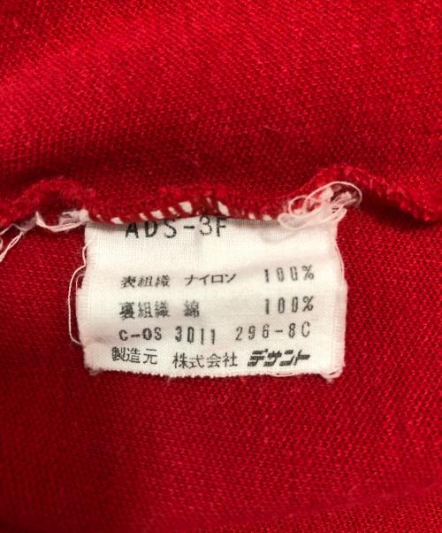 adidas（アディダス）adidas (アディダス) ハイネックトラックジャケット レッド×ネイビー サイズ:6の古着・服飾アイテム