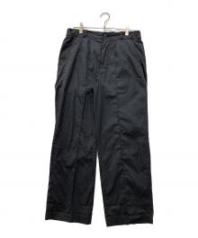 OLD JOE & Co.（オールドジョー）の古着「FRONT TUCK ARMY TROUSER」｜グレー