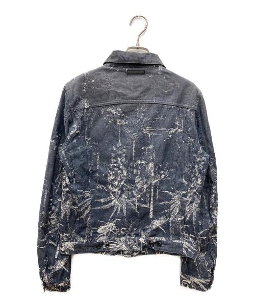 DIESEL Black Gold（ディーゼル ブラック ゴールド）DIESEL BLACK GOLD (ディーゼル ブラック ゴールド) JARED-FS DENIM JACKET ネイビー サイズ:46の古着・服飾アイテム