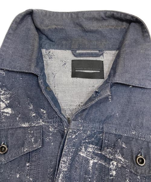 DIESEL Black Gold（ディーゼル ブラック ゴールド）DIESEL BLACK GOLD (ディーゼル ブラック ゴールド) JARED-FS DENIM JACKET ネイビー サイズ:46の古着・服飾アイテム