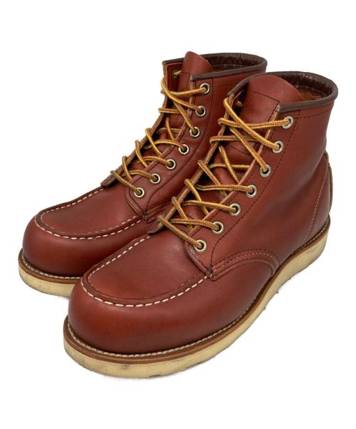 RED WING（レッドウィング）RED WING (レッドウィング) 6インチクラシックモックトゥワークブーツ ブラウン サイズ:25.5cmの古着・服飾アイテム