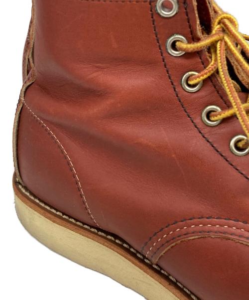 RED WING（レッドウィング）RED WING (レッドウィング) 6インチクラシックモックトゥワークブーツ ブラウン サイズ:25.5cmの古着・服飾アイテム
