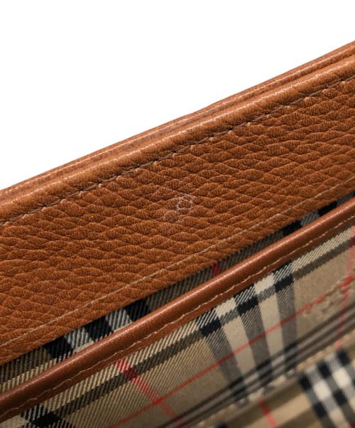Burberry's（バーバリーズ）Burberry's (バーバリーズ) 裏地ノバチェックハンドバッグ ブラウン サイズ:下記参照の古着・服飾アイテム