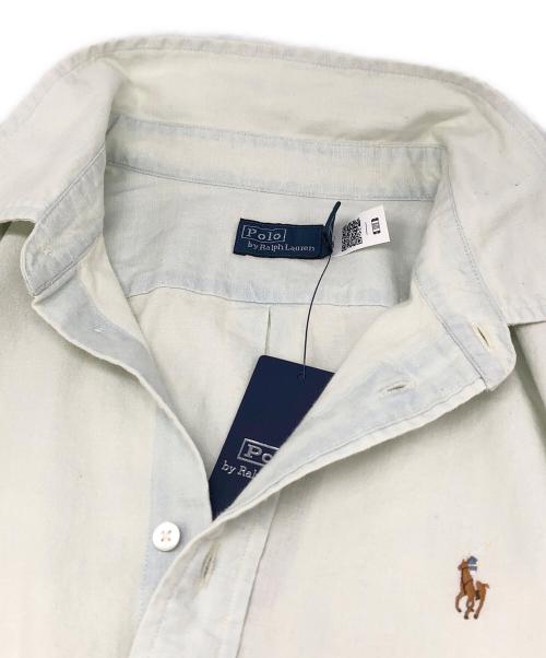 POLO RALPH LAUREN（ポロ・ラルフローレン）POLO RALPH LAUREN (ポロ・ラルフローレン) ウォッシュ加工デニムシャツ ブルー サイズ:S 未使用品の古着・服飾アイテム