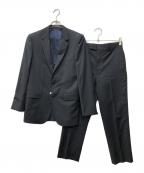 PAUL SMITH×ERMENEGILDO ZEGNAポールスミス×エルメネジルド・ゼニア）の古着「ストライプ2Bスーツ」｜ダークグレー