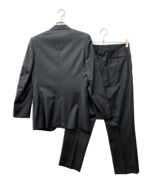 PAUL SMITH（ポールスミス）PAUL SMITH (ポールスミス) ERMENEGILDO ZEGNA (エルメネジルド・ゼニア) ストライプ2Bスーツ ダークグレー サイズ:Sの古着・服飾アイテム
